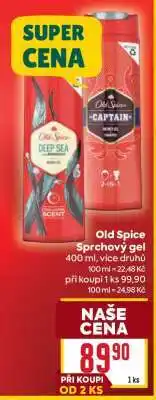 Billa Old Spice sprchový gel nabídka