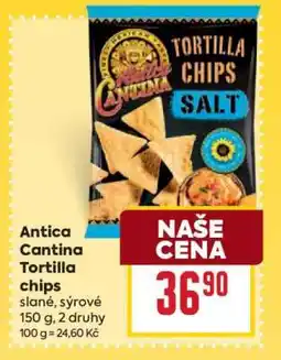 Billa Antica Cantina Tortilla chips nabídka