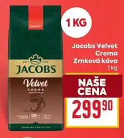 Billa Jacobs Velvet Crema Zrnková káva nabídka