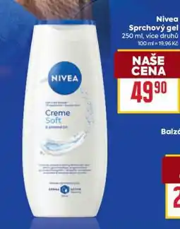 Billa Nivea sprchový gel nabídka