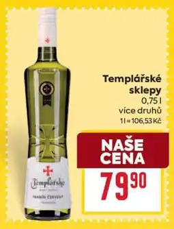 Billa Templářské sklepy nabídka