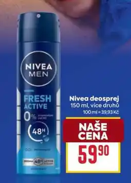 Billa Nivea Deosprej nabídka