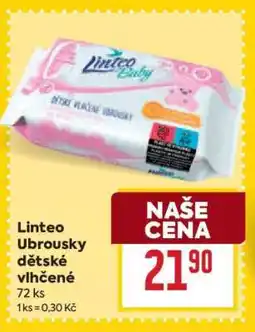 Billa Linteo Ubrousky dětské vlhčené nabídka