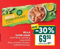 Billa BILLA Tuňák steak nabídka