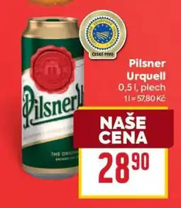 Billa Pilsner Urquell nabídka
