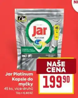 Billa Jar Platinum kapsle do myčky nabídka