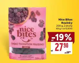 Billa Nice Bites Rozinky nabídka