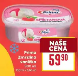 Billa Prima Zmrzlina vanička nabídka
