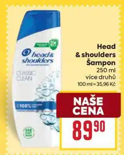 Billa HEAD& SHOULDERS Šampon nabídka