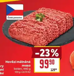 Billa Hovězí mleté maso nabídka