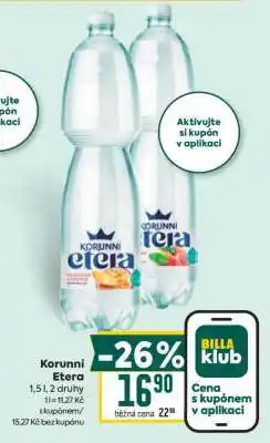 Billa Korunní Etera nabídka