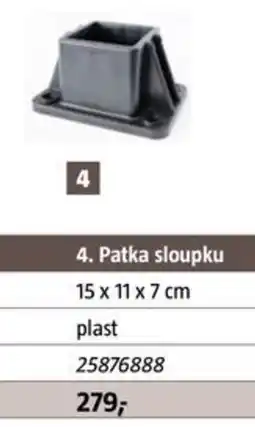 Bauhaus Patka sloupku nabídka