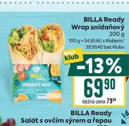 Billa BILLA Ready Wrap snídaňový nabídka