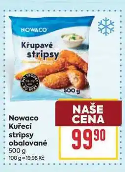 Billa Nowaco Kuřecí stripsy obalované nabídka