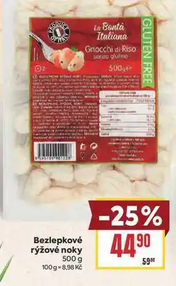 Billa Bezlepkové rýžové noky nabídka