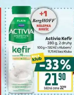 Billa Activia Kefír nabídka