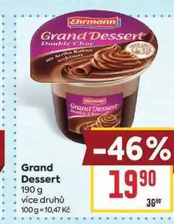 Billa Grand Dessert nabídka