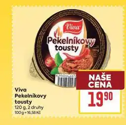 Billa Viva Pekelníkovy tousty nabídka