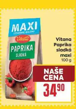 Billa Vitana Paprika sladká maxi nabídka