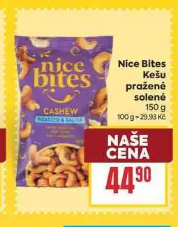 Billa Nice Bites Kešu pražené solené nabídka