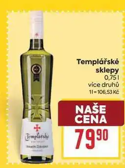 Billa Templářské sklepy nabídka