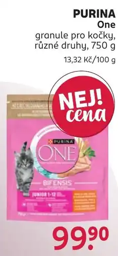 Rossmann Purina One granule pro kočky nabídka