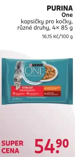 Rossmann Purina One kapsičky pro kočky nabídka