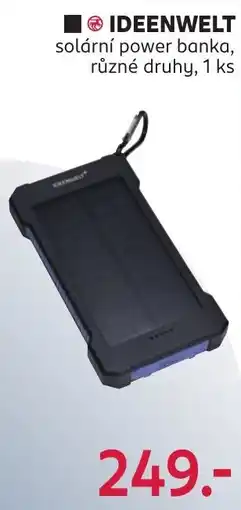 Rossmann Ideenwelt solární power banka nabídka