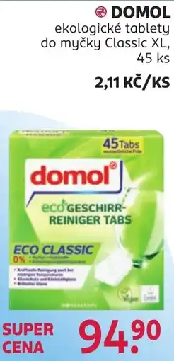 Rossmann Domol ekologické tablety do myčky Classic Xl nabídka
