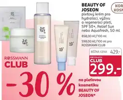 Rossmann Beauty of Joseon nabídka