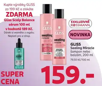 Rossmann Gliss sealing miracle nabídka