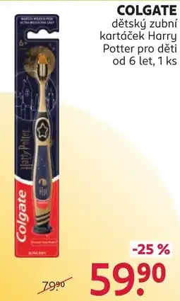 Rossmann Colgate dětský zubní kartáček harry potter nabídka