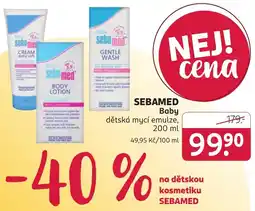 Rossmann Sebamed Baby dětská mycí emulze nabídka