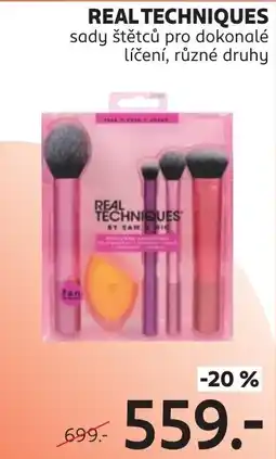 Rossmann Real Techniques sady štětců pro dokonalé líčení, různé druhy nabídka