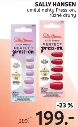 Rossmann Sally Hansen umělé nehty Press-on nabídka