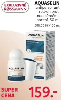 Rossmann Aquaselín antiperspirant roll-on nabídka