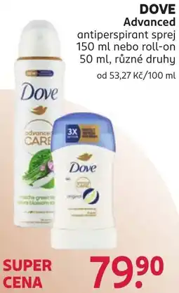 Rossmann Dove Advanced antiperspirant nabídka