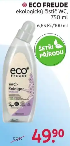 Rossmann Eco Freude ekologický čistič WC nabídka
