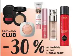 Rossmann L'Oréal Paris produkty na tvář nabídka