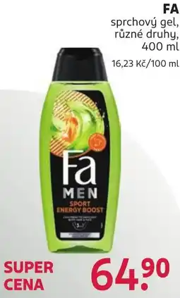 Rossmann Fa men sport energy boost nabídka