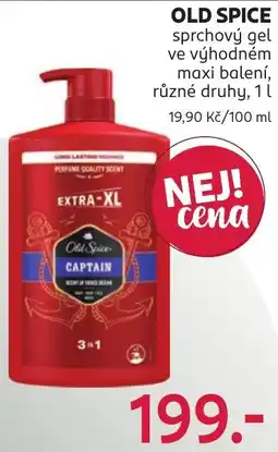 Rossmann Old Spice sprchový gel nabídka