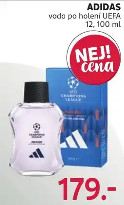 Rossmann Adidas voda po holení UEFA nabídka