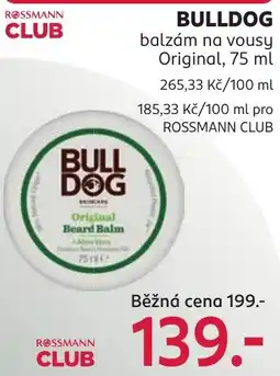 Rossmann Bulldog balzám na vousy Original nabídka