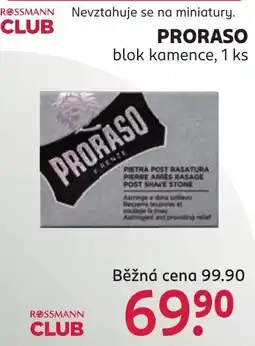 Rossmann Proraso blok kamence nabídka