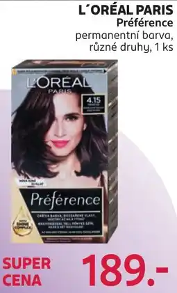 Rossmann L'oréal paris préférence nabídka
