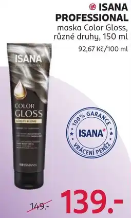 Rossmann Isana maska Color Gloss nabídka