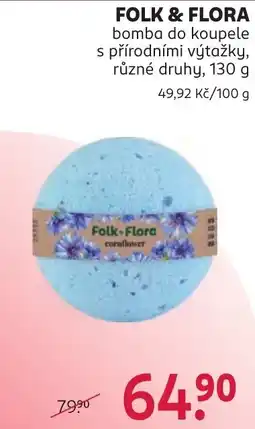 Rossmann Folk & Flora bomba do koupele nabídka