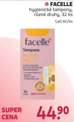 Rossmann Facelle tampony nabídka