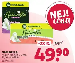 Rossmann Naturella hygienické vložky Ultra nabídka