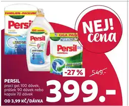 Rossmann Persil prací gel 100 dávek, prášek 90 dávek nebo kapsle 70 dávek nabídka